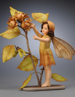 R. John Wright Presents: The Hazel-Nut Fairy from the Flower Fairies Collection - R. John Wright, Bennington, VT