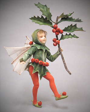 R. John Wright Presents: The Holly Fairy from the Flower Fairies Collection - R. John Wright, Bennington, VT