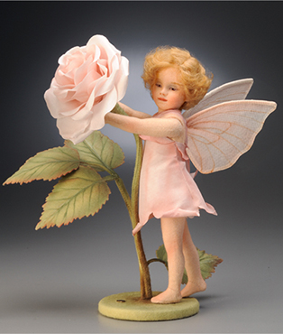 R. John Wright Presents: Rose Fairy from the Flower Fairies Collection - R. John Wright, Bennington, VT