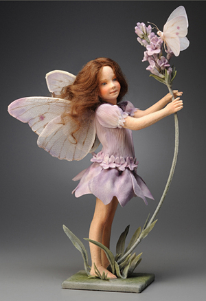 R. John Wright Presents: Lavender Fairy from 'A Flower Fairy Alphabet' Collection - R. John Wright, Bennington, VT