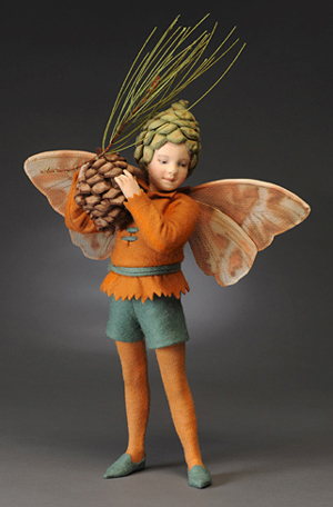 R. John Wright Presents: Pine Tree Fairy from 'A Flower Fairy Alphabet' Collection - R. John Wright, Bennington, VT