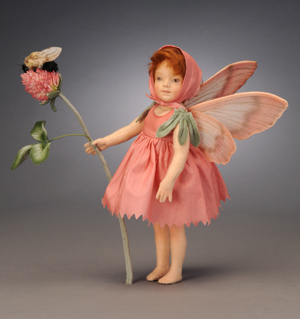 R. John Wright Presents: Red Clover Fairy from 'A Flower Fairy Alphabet' Collection - R. John Wright, Bennington, VT